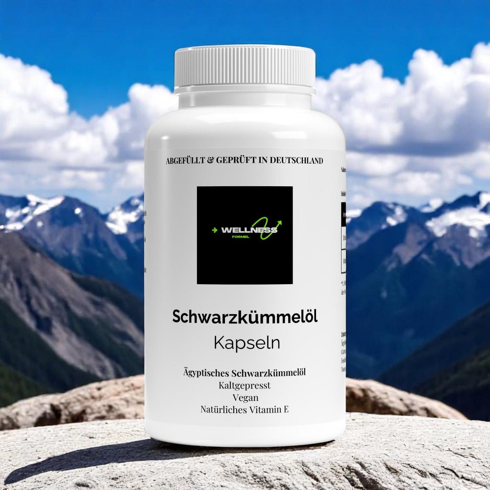 Ägyptisches Schwarzkümmelöl - 240 vegane Softgels - wellness formel
