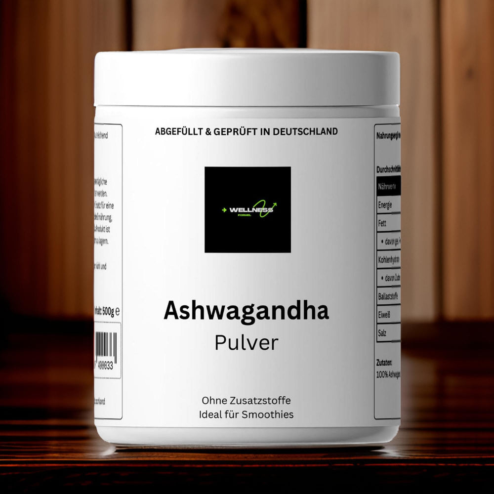 Ashwagandha Pulver - 500g - wellness formel