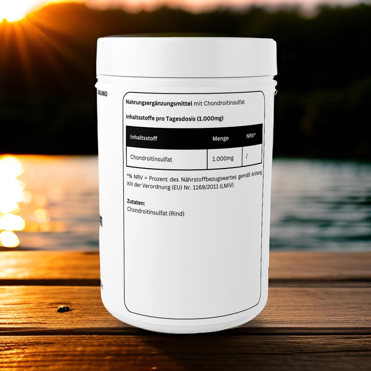 Chondroitin Pulver - 100g - wellness formel