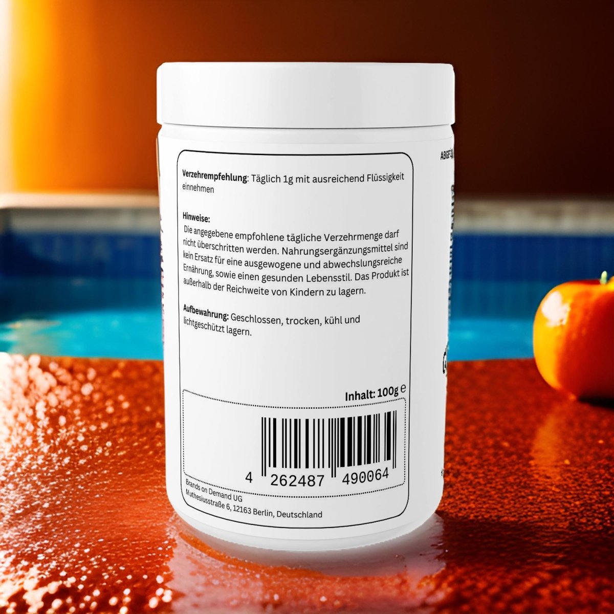 Chondroitin Pulver - 100g - wellness formel