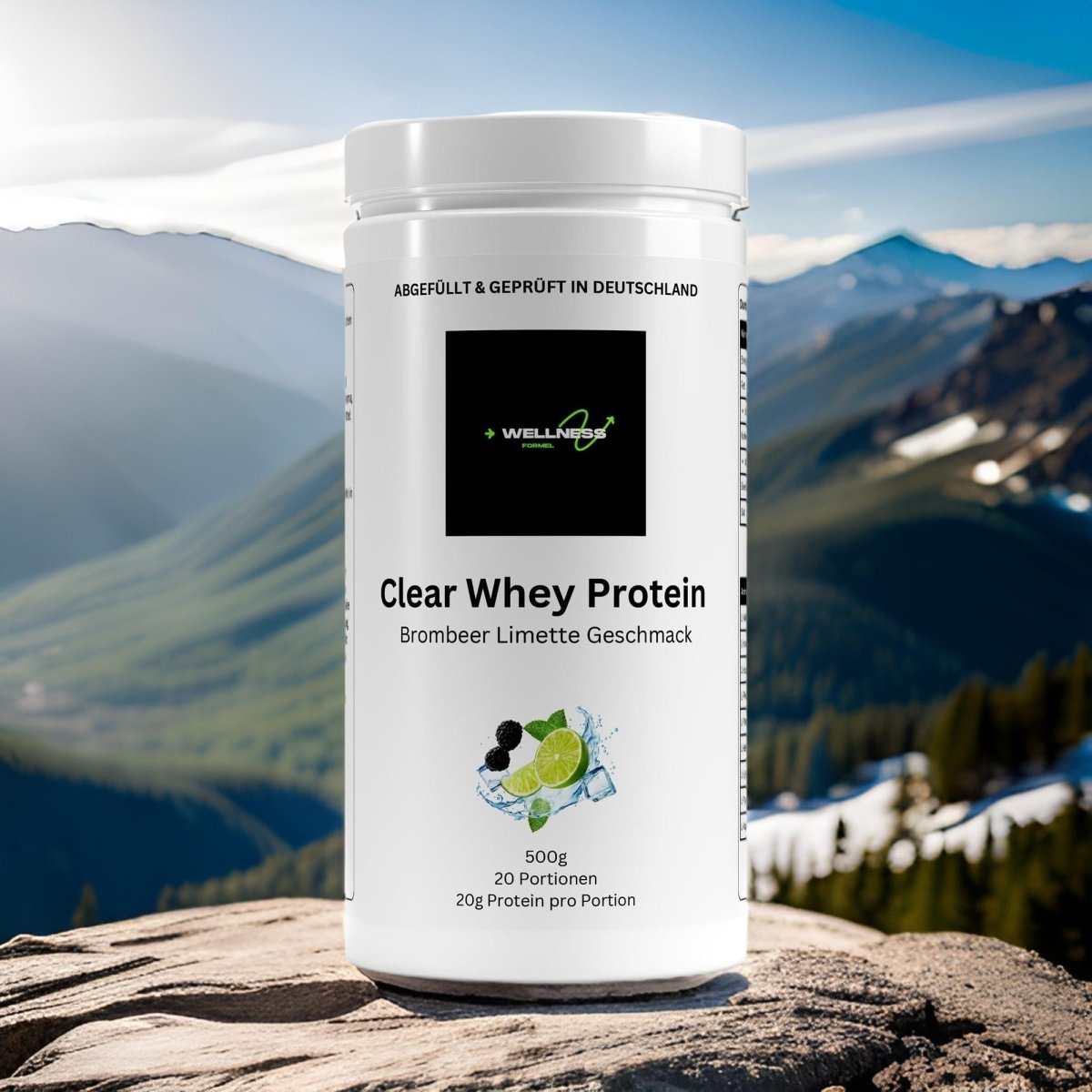 Clear Whey Protein Brombeere - Limette - 500g - wellness formel