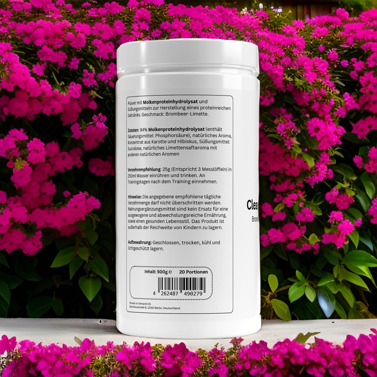 Clear Whey Protein Brombeere - Limette - 500g - wellness formel