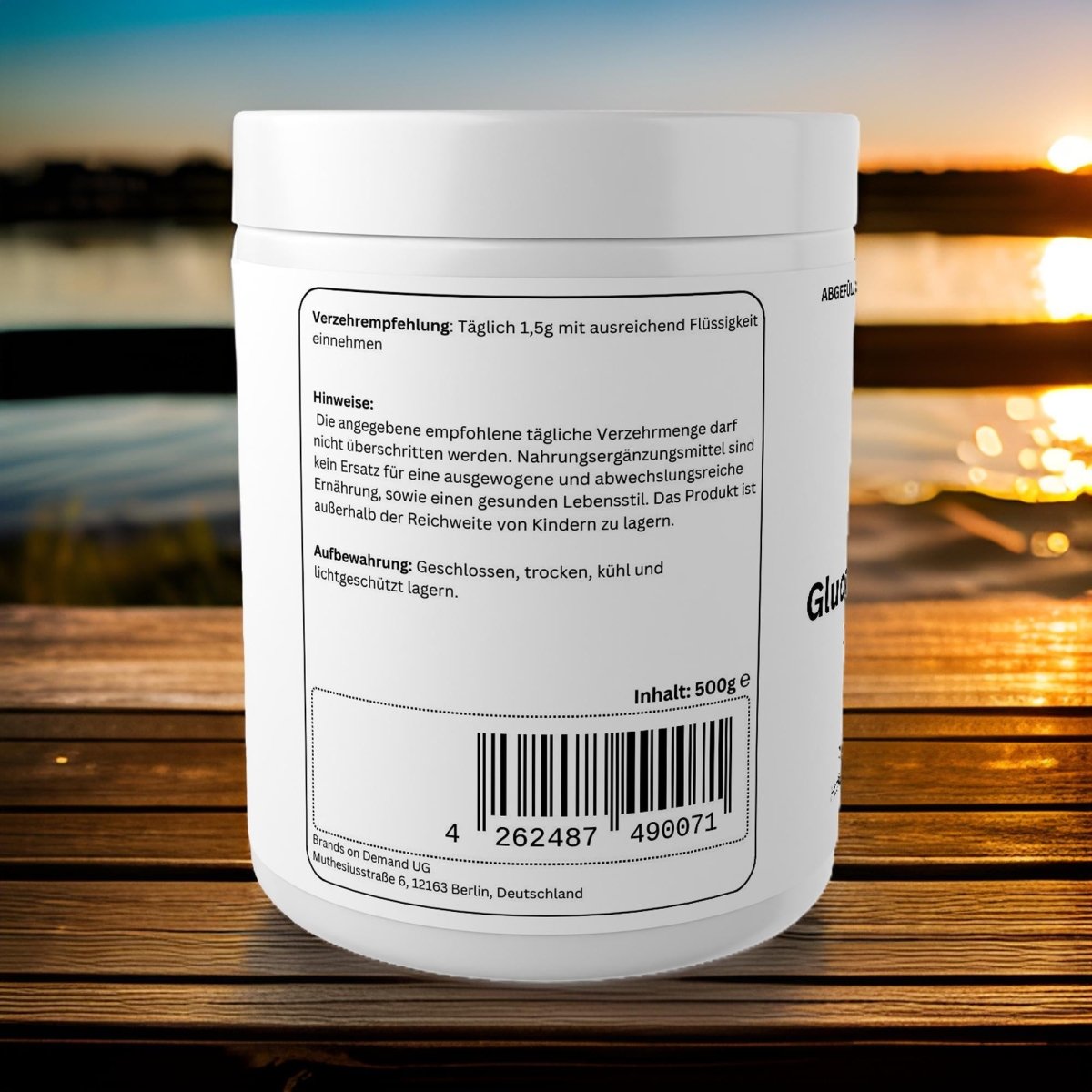 Glucosamin Pulver - 500g - wellness formel