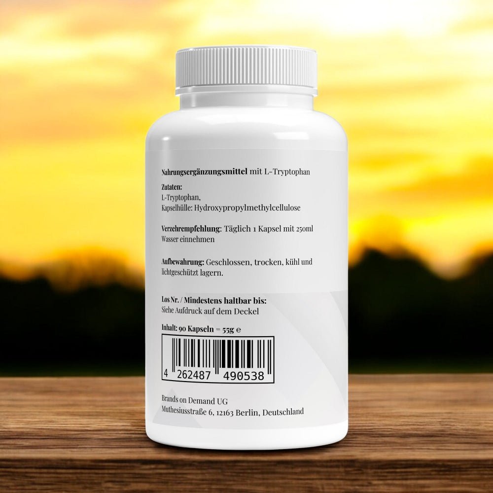 L - Tryptophan - 90 Kapseln - wellness formel