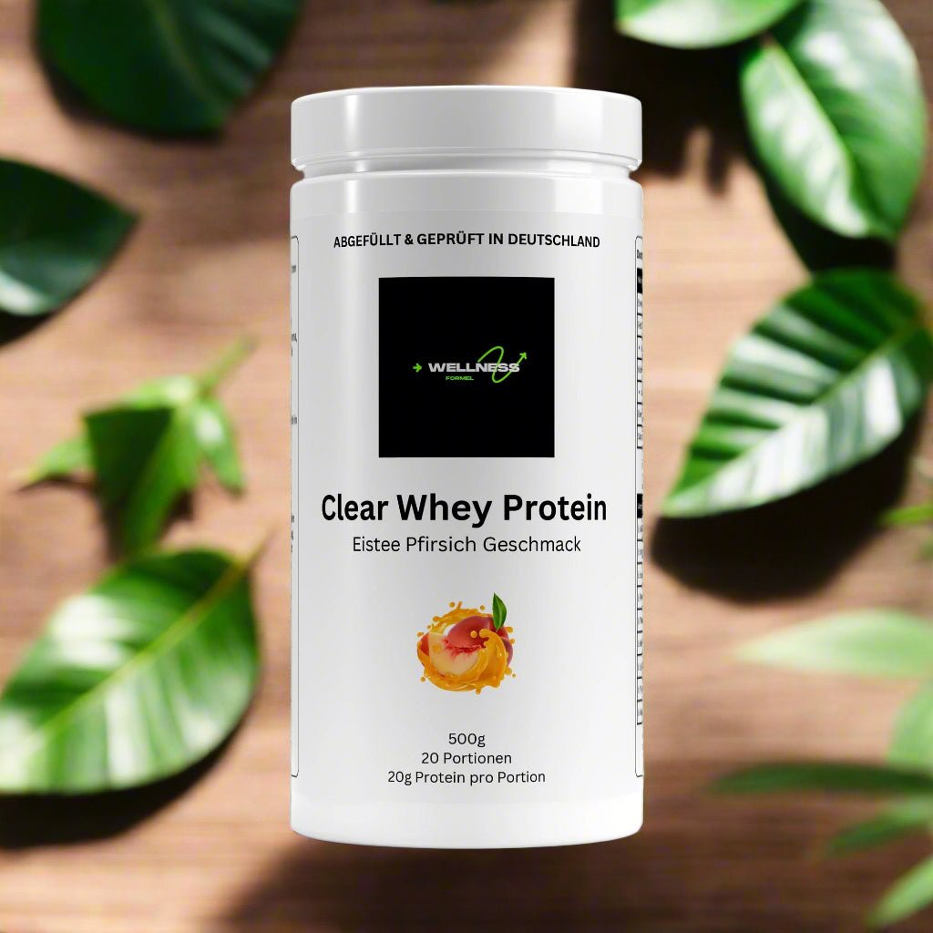 Clear Whey Protein Eistee Pfirsich - 500g - wellness formel