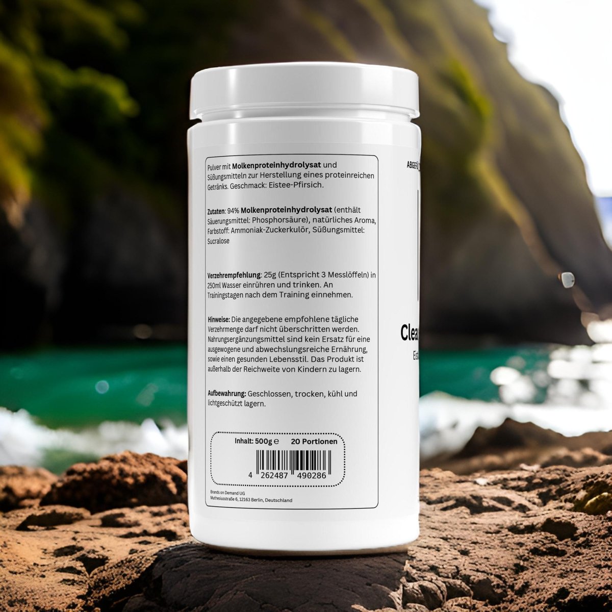 Clear Whey Protein Eistee Pfirsich - 500g - wellness formel