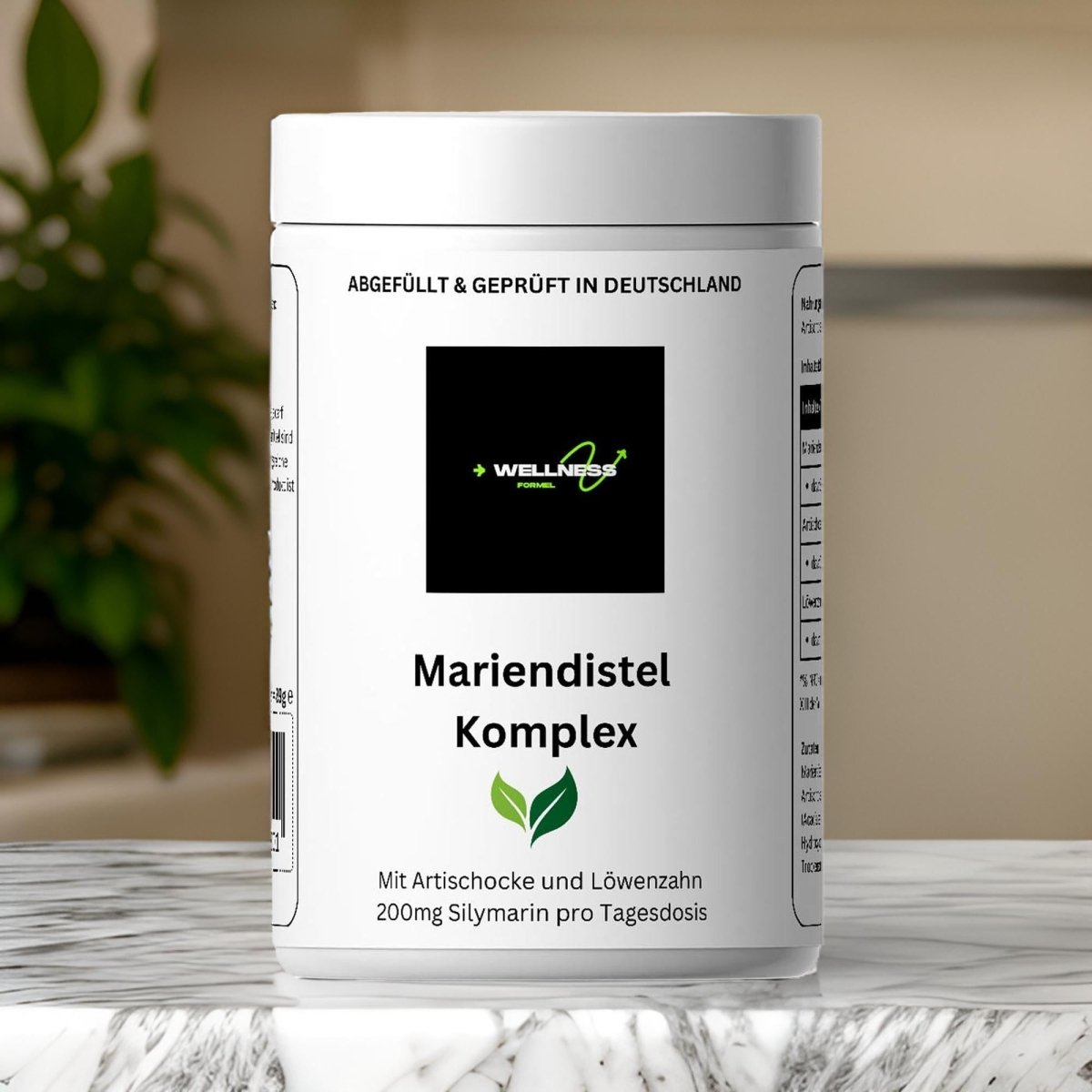 Mariendistel Artischocke Löwenzahn Komplex - wellness formel