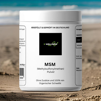 MSM Pulver - 500g - wellness formel