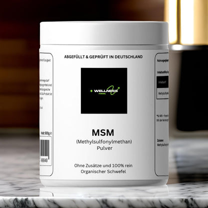 MSM Pulver - 500g - wellness formel