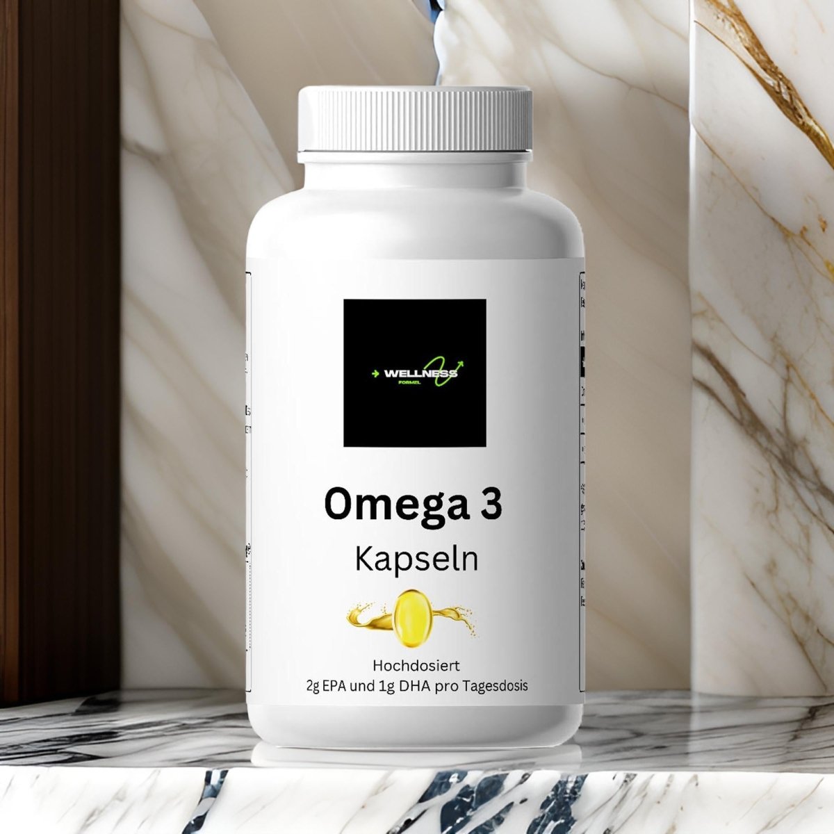 Omega 3 Kapseln - wellness formel