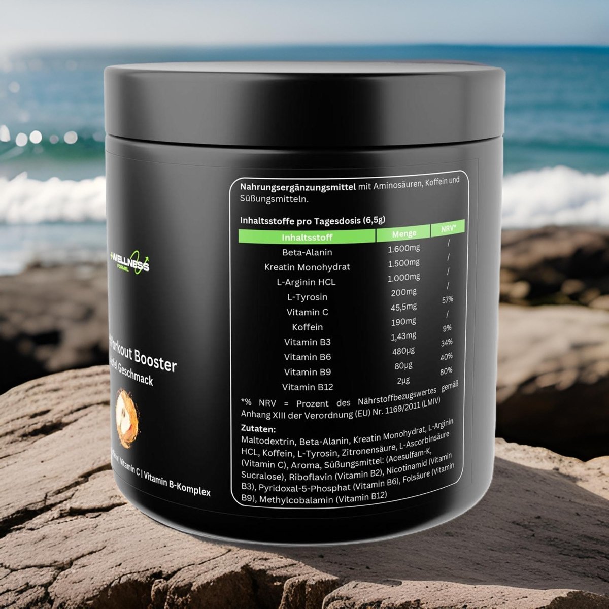 Pre - Workout Booster - Geschmack: Apfel - wellness formel