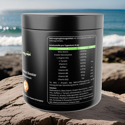 Pre - Workout Booster - Geschmack: Apfel - wellness formel