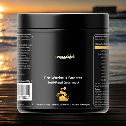 Pre - Workout Booster - Geschmack: Tutti Frutti - wellness formel