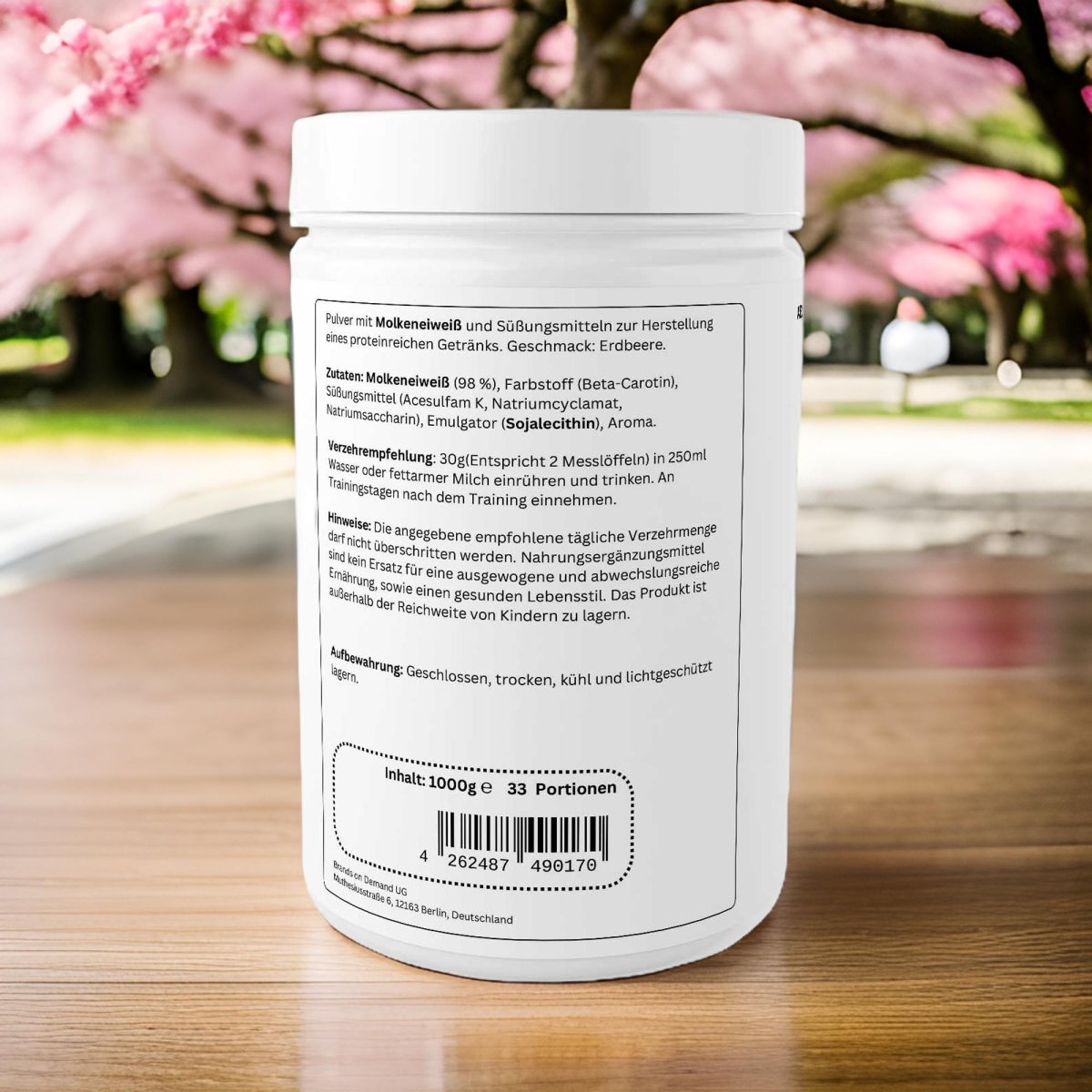 Premium Whey - Geschmack: Erdbeere - wellness formel