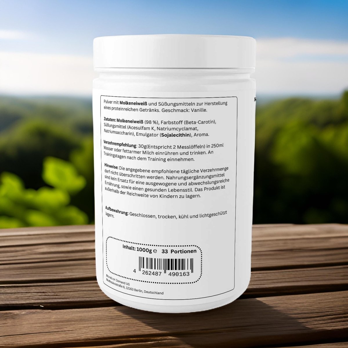 Premium Whey - Geschmack: Vanille - wellness formel