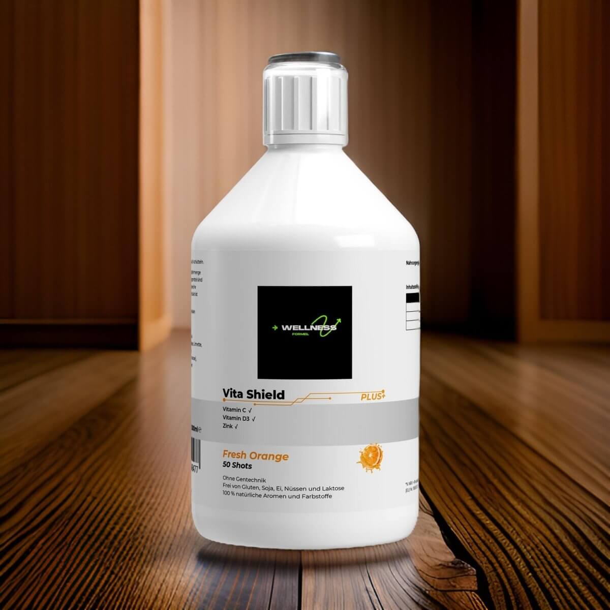 Löwenmähne Gummies von Wellness Formel – Nahrungsergänzung mit Blueberry-Geschmack, vegan, zuckerfrei und mit Vitamin B6. 60 Gummies in einer transparenten Dose mit weißem Deckel und Etikett